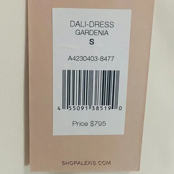 Alexis Dali Elegant Summer Dress in Gardenia Standout Piece - Picture 16 of 17